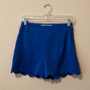 Blue flowy shorts